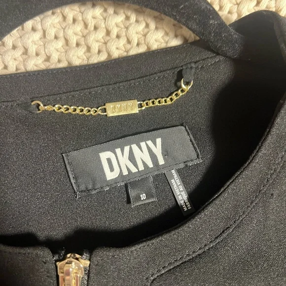 DKNY Women’s Formal Zip Front Jacket - Picture 4 of 5